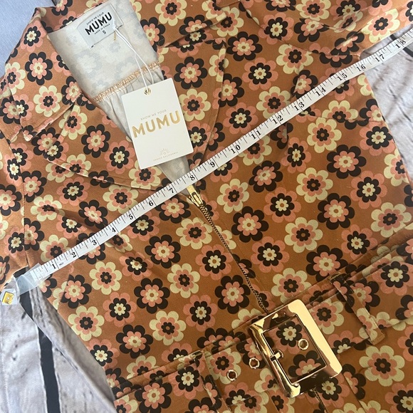 Show Me Your Mumu Outlaw Long Sleeve Dress in Aurora Floral Denim - Picture 14 of 14